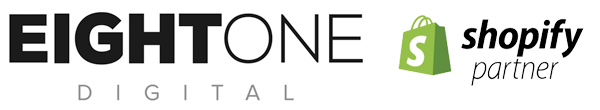 Eight One Digital Shopify Partner badge