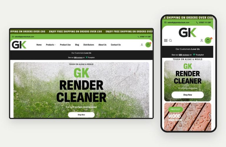 GK Products UK website