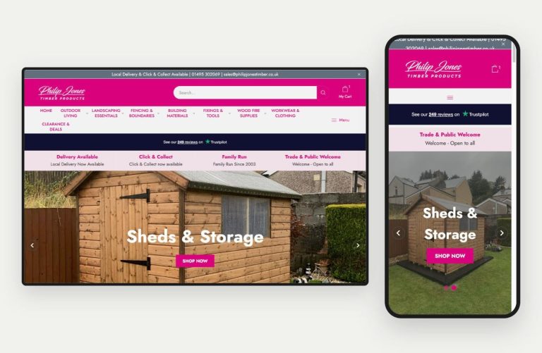 Philip Jones Timber Products website