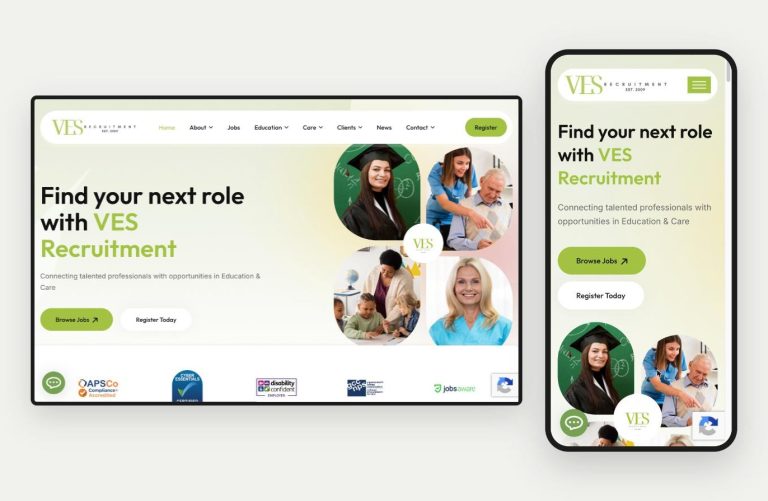VES Recruitment website